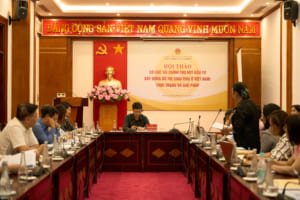 Hội thảo về “Cơ chế tài chính, chính sách thuế thu hút đầu tư xây dựng đô thị sinh thái ở Việt Nam"